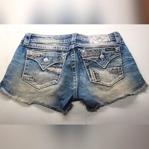 Miss Me Cut off Jean shorts size 28
